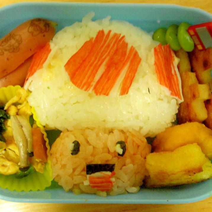 キャラ弁 キノピオお弁当 レシピ 作り方 By 功奏望mam 楽天レシピ キャラ弁 キノピオお弁当 レシピ 作り方 By 功奏望mam 楽天レシピ